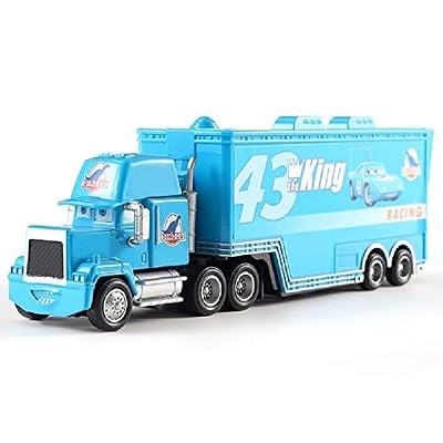 Diecasts Toy Vehicles Pixar Cars Toys Lightning McQueen Mack Truck The King Diecast Metal Alloy Modle Figures Toys Gifts for Kids