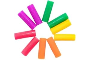 Silicone Chewies for Braces (10-Count) - Mixed Fruit Flavors Chewing Exercise for Teeth Alignment, Jaw Trainer to Prevent Bra