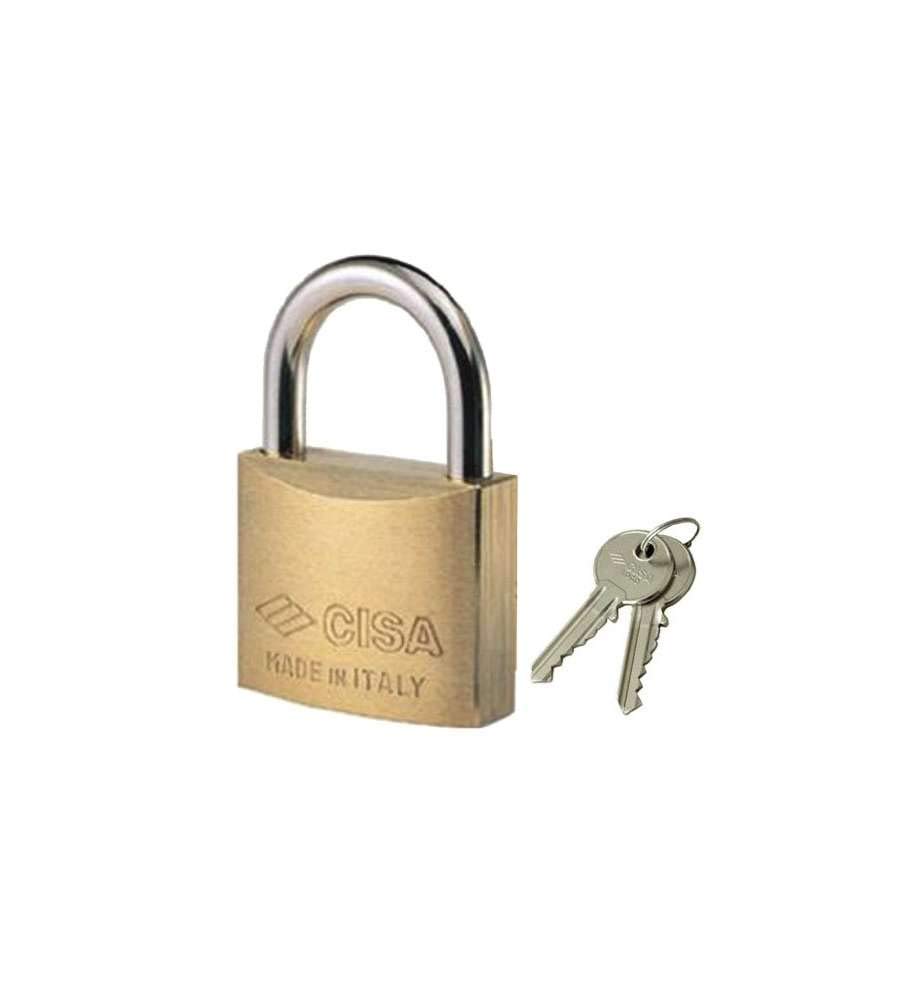 Padlock Brass mm.30 Key KC Equal 22010 Cisa [Cisa]
