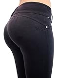 Another Summer Women's Stretchy Slim Fit Pants Skinny Leggings Tights Trousers