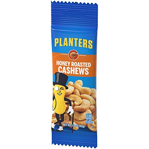 Planters Honey Roasted & Salted Cashews 1.5 ounce Bag Prime Pantry