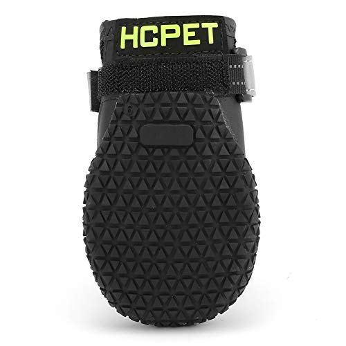 Dog Outdoor Shoes Breathable Running Shoes with Reflective Strap and Anti-Slip Sole for Pet Boots (7#)