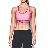 Under Armour Women's Power In Pink  Armour Mid, Pink/Tropic Pink, Medium