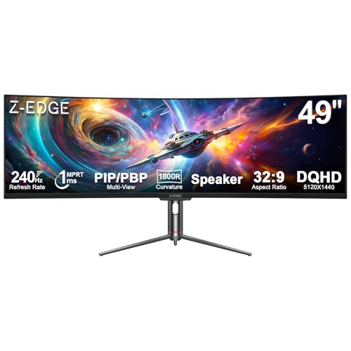 Z-Edge UG49P 49 inch 240Hz Curved Gaming Monitor
