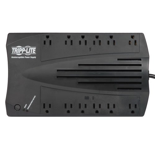 Tripp Lite 900VA UPS Battery Backup, 480W AVR Line Interactive, USB, Ultra-Compact (AVR900U)