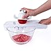 Kitchen + Home Mandoline Slicer - All Purpose Adjustable 5 in 1 Slicer, Julienne Slicer, Waffle Cutter and Safety Holder