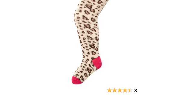baby leopard print tights