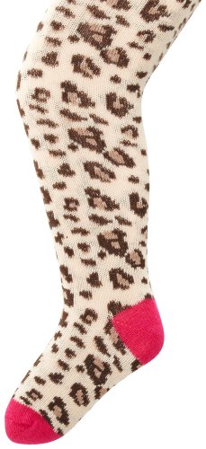 Country Kids Baby Girls' Newborn Animal Print Tights 1 Pair, Leopard, 0-12 Months