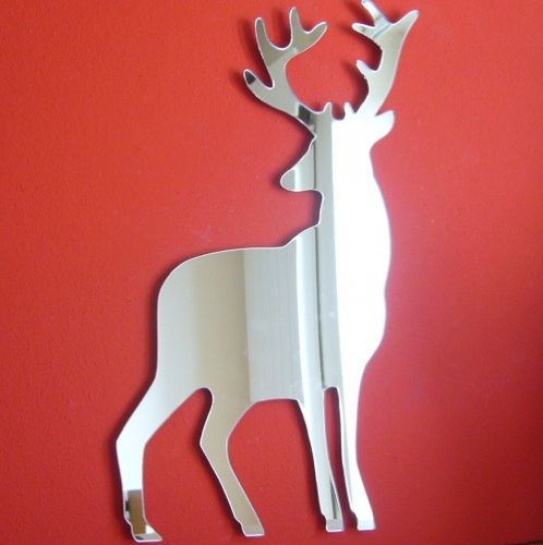 Super Cool Creations Stag Mirror - 60cm x 30cm