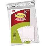 Command Large Picture Hanging Strips, Decorate Damage-Free, 12 pairs (24 strips), Indoor Use (PH206-12NA)