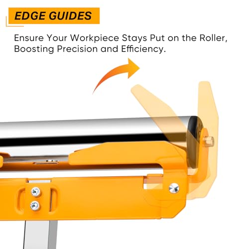 Shall Lot de 2 supports à rouleaux pliants – Capacité de charge de 113,4 kg – Hauteur réglable de 70 à 109 cm – Pour sciage à table – Travail du bois Servante à Rouleau