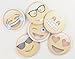 Emoji Sticky Notepads 12 Pack, 6 Different Faces (Designs) Lifetime
