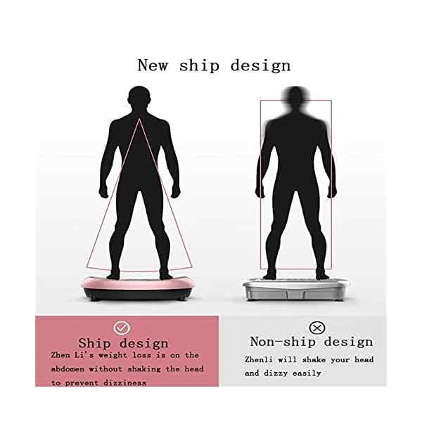 Vibration-Exercise-Machine-Home-Gym-Fitness-Vibration-Plate-5-Modes-20-Gears-Resistance-Bands-With-Handle-Added-Full-Body-Workout-Trainer-Size75-45-13ColorPink-Vibration-Plate-Machine Vibration Exercise Machine - Home Gym Fitness Vibration Plate. 5 Modes + 20 Gears, Resistance Bands With Handle Added, Full Body Workout Trainer. (Size:75 * 45 * 13(Color:Pink Vibration Plate Machine)