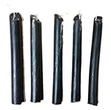 Solid Color Dripping Candle - Drip Candle 6 Pack (Black - 6 Candles TOTAL)