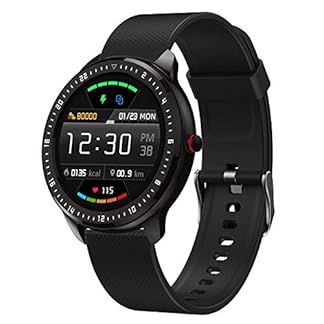 DoSmarter Fitness Watch, 1.3″ Touchscreen Smart Watch with Heart Rate Blood & Pressure Monitors,Waterproof Fitness Tracker, Sleep Tracking, Pedometer, and Calories Counter