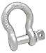 Campbell T9641435 Screw Pin Anchor Shackle, Forged Steel, Galvanized, 7/8