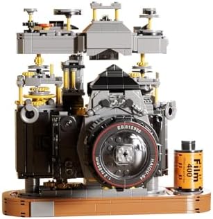 Camera Building Blocks Building Blocks Retro Camera Model Set, Adult Building Set, Collectible ...