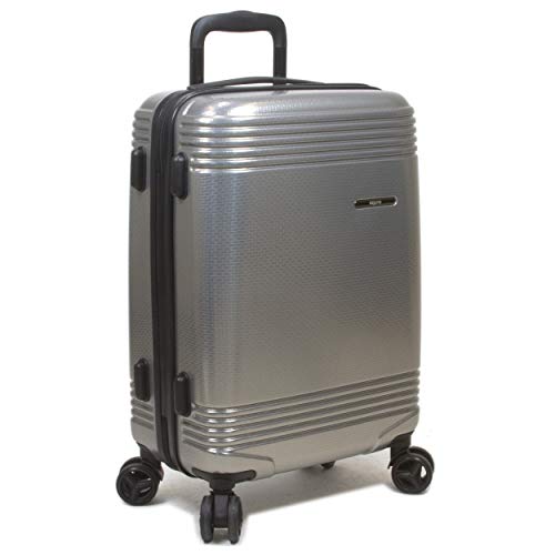 Dejuno Oracle Hardside 3Piece Spinner Luggage Set With TSA Lock, Grey