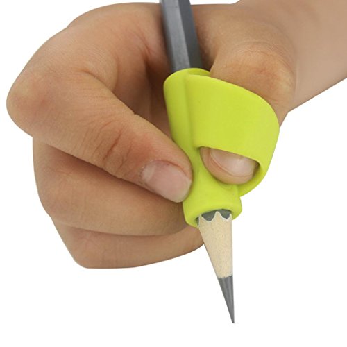 Writing Posture Correction Device, Lotus.flower Silicone 3PCS/Set Children Pencil Pen Holder Writing Aid Grip Posture Correction Tool