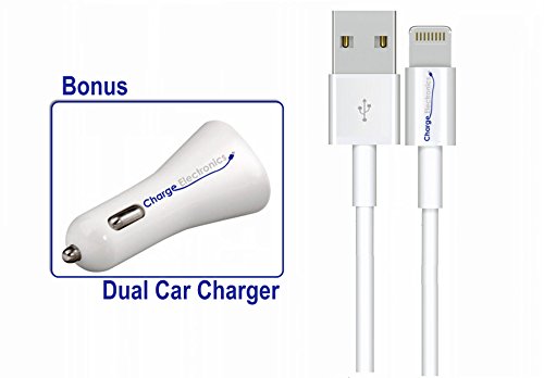 (1Pack) [Certified] Charging Cable for iPhone 5 & 6. 8-pin Connector to USB for iPhone 5 / 5s / 5c / 6 / 6 Plus, iPod 7, iPad Mini / mini 2/ mini 3, iPad 4 / iPad Air / iPad Air 2.(1m/3.3 Ft.) [White] 