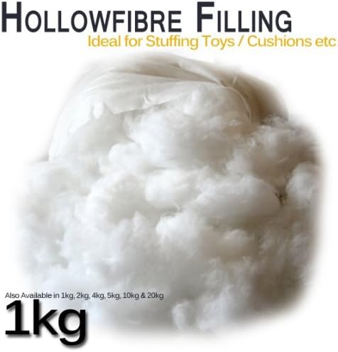 Hollowfibre Toy Stuffing / Filling for cushions / toys etc - 1kg by TNS