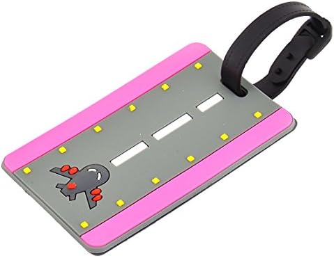 uxcell Silicone Airplane Pattern Backpack Baggage Suitcase ID Name Label Luggage Tag