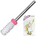 Pana Professional USA Ceramic White Small Barrel Bit Nail Drill (Grit: TRIPLE 3X COARSE) 3/32