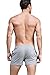 sandbank Men's Pocket Running Workout Gym Active Shorts Lounge Sleep Bottoms (Waistline : 29-32 inch, 2 Pack-Grey+Wine Red)
