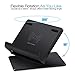 VENROII QI Fast Wireless Charger Stand, Wireless Charging Stand Aluminum Multi-Angle Universal Phone and Tablet Stand QI Wireless Charging Pad for iPhone Xs XR 8 Plus Samsung Galaxy S10 Plus (Black)