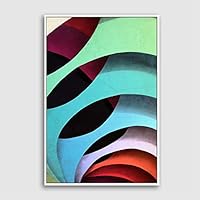 Framed Canvas Wall Art Clouds and Colors Canvas Prints Home Artwork Decoration for Living Room,Bedroom - 16x24 inches