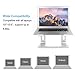 JARLINK Aluminum Laptop Stand, Ergonomic Detachable Laptop Holder Riser Compatible with MacBook Air Pro/Dell XPS/HP/Lenovo (up to 15.6 inches), Silverthumb 4