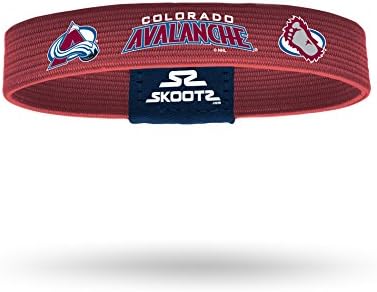 Officially Licensed NHL Wristbands (Large, Colorado Avalanche)