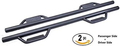 CONEXT 2007-2018 Jeep Wrangler JK 4 Doors Dropped Step Hoop Running Board Matte Black