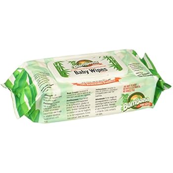 Bum Boosa Bamboo Baby Wipes - Natural Scent, Eco- Friendly (6 Packs/80 Count)