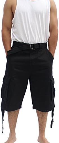 Mens Big and Tall Belted up to size 50 Cargo Short