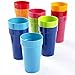 US Acrylic Spectrum 20-Ounce Plastic Tumblers | Set of 12 in 6 Assorted Colors