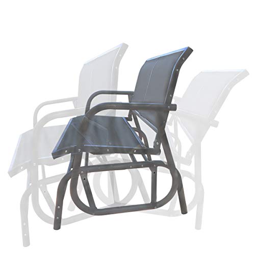 image for Yardeen Outdoor Swing Glider Chair Patio Loveseat Rocking Bench Seatin
