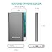 Portable Charger 10000mAh Power Bank External Battery Backup Pack BENANNA Slim Compatible iPhone X XS XR Max 8 7 6 5 Plus iPad Android Cell Phone Galaxy Note LG Gopro - Gray