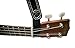 Genuine Leather Acoustic Guitar Strap Button - Single Strap (Black with Gold Button) - by Cavalry Straps