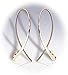 RIBBONXSGF Ribbon Earrings extra short 14K Gold-filled
