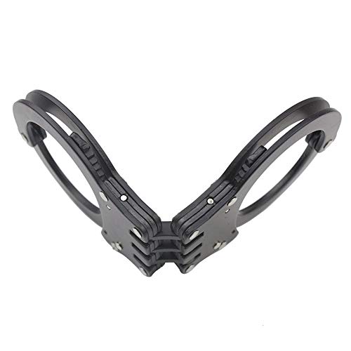 Yoghourds Handcuffs, Adjustable Double Lock Police Edition Cuffs for Security Guards, Law Enforcement