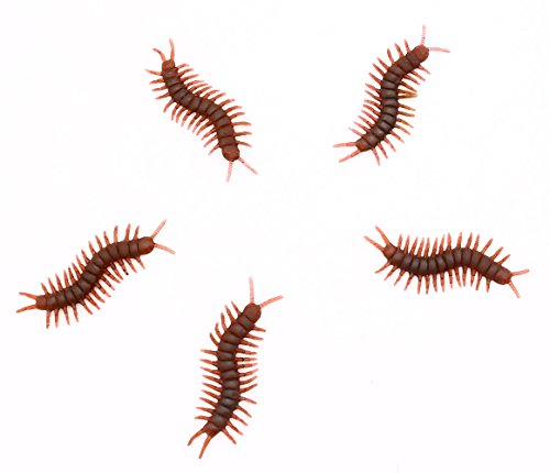 LovesTown 50 pcs Fake Centipedes,Toy Centipede Plastic Centipede Joke Toys for Prank Stuff Party Supplies