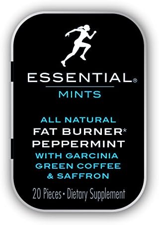 VitaThinQ, Essential Mints, Fat Burning Weight Loss Peppermints, All Natural Gluten Free, Non GMO, Vegan, Weight Loss Dietary Supplements, Eighty Mints