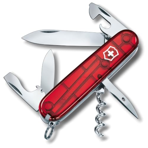 Schweizer Taschenmesser, Spartan, Multitool, Swiss Army Knife mit 12 Funktionen, Klinge, Korkenzieher, Dosenöffner