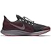 Nike Mens Air Zoom Pegasus 35 Shield Running Shoes, Black/Metallic Silver-Night Maroon