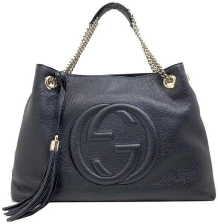 Amazon.com: Gucci Soho 536196 Black Leather Tote Bag for Women
