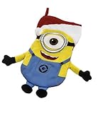 Despicable Me Stuart the Minion with Santa Hat Plush Christmas Stocking