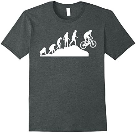 Mens Ride Mountain Bike Evolution T Shirt - Freeride Downhill MTB XL Dark Heather