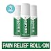 Biofreeze Pain Relief Roll-On, 3 oz. Colorless Roll-On, Fast Acting, Long Lasting, & Powerful Topical Pain Reliever, Pack of 3 (Packaging May Vary)