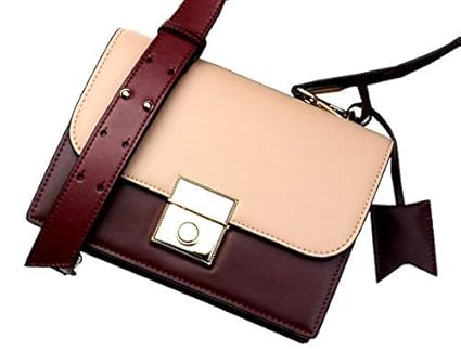 HESHE Heshe Womens Fashion Leather Handbags Ladies Purse Shoulder Bag Cross Body Bags Designer Satchel Summer Style (Wine)